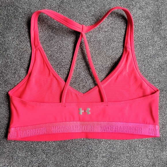 UA heat gear low impact strappy sports bra - Picture 2 of 6